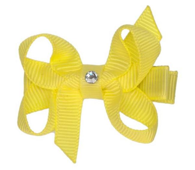Picture of Bella's Bows Baby Bow Yellow