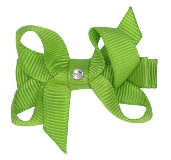 Picture of Bella's Bows Baby Bow - Apple Green