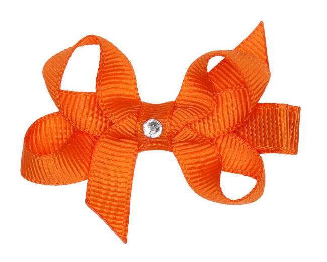 Picture of Bella's Bows Baby Bow - Orange