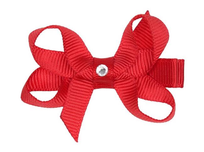 Picture of Bella's Bows Baby Bow Red