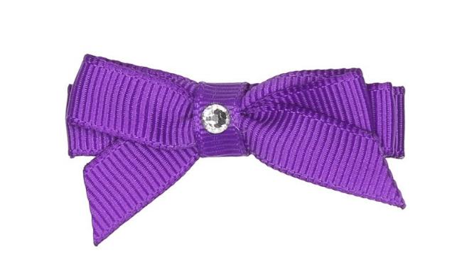 Picture of Bella's Bows Dot Bow - Purple