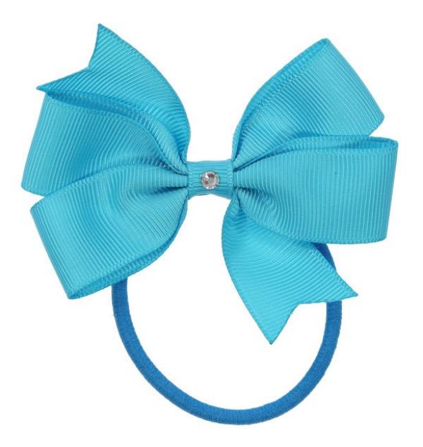 Picture of Bella's Bows Nina Bow Elastic - Turquoise