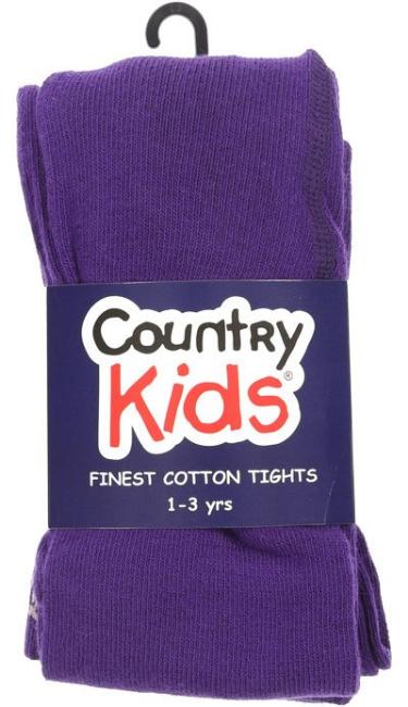 Picture of Country Kids Luxury Pima Cotton Tights - Purple