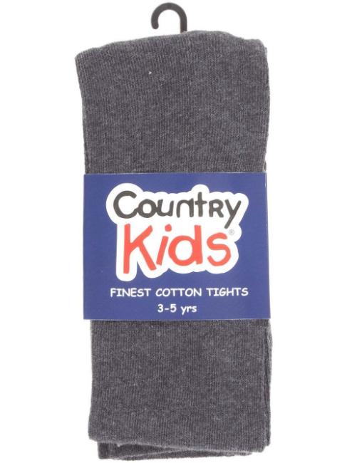 Picture of Country Kids Luxury Pima Cotton Tights - Charcoal