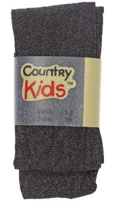 Picture of Country Kids Sparkly Party Tights - Black