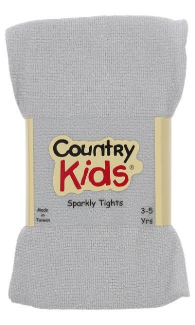 Picture of Country Kids Sparkly Party Tights - Silver
