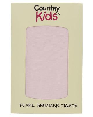 Picture of Country Kids Pearl Shimmer Party Tights - Pink