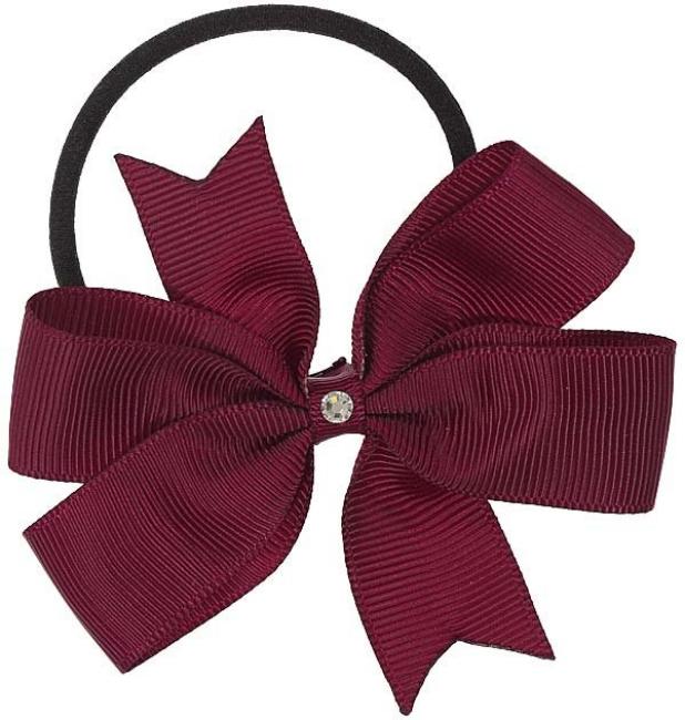 Picture of Bella's Bows Nina Bow Elastic - Burgundy