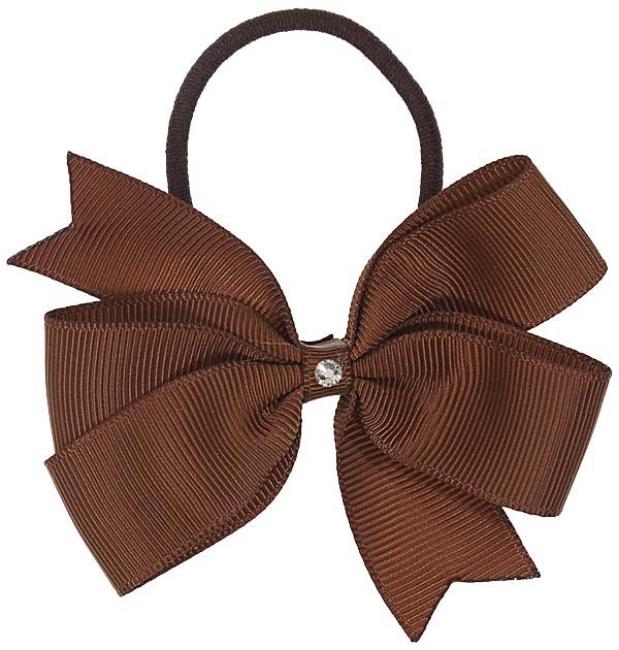 Picture of Bella's Bows Nina Bow Elastic Chocolate