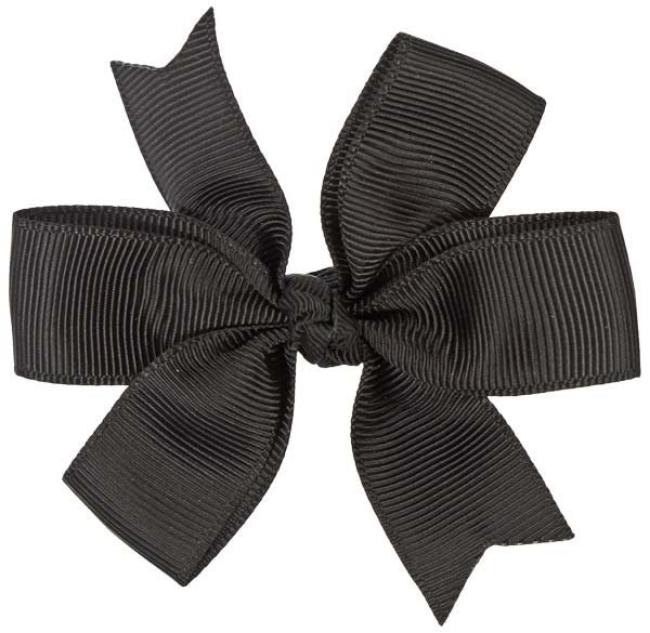 Picture of Bella's Bows 3.5" Grosgrain Knot Bow - Black