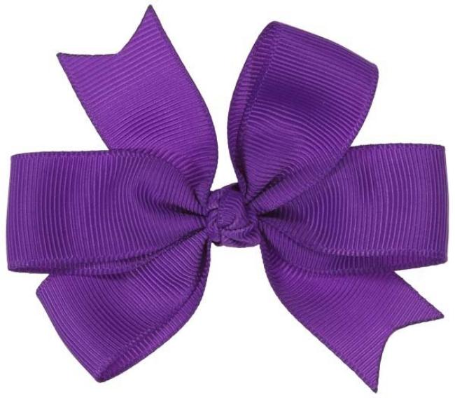 Picture of Bella's Bows 3.5" Grosgrain Knot Bow - Purple