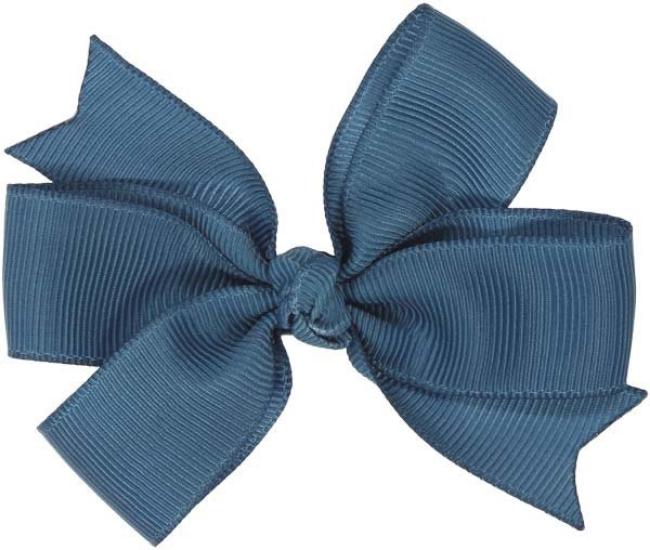 Picture of Bella's Bows 3.5" Grosgrain Knot Bow - Nautical Blue