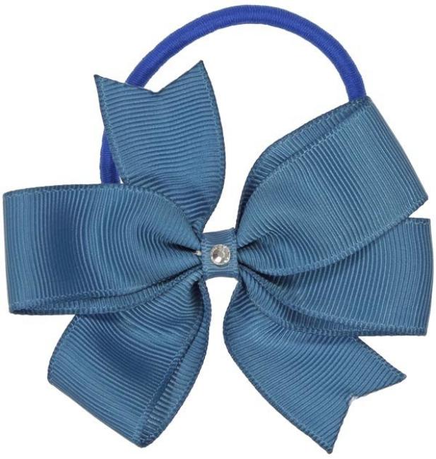 Picture of Bella's Bows Nina Bow Elastic - Nautical Blue