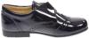 Picture of Panache Gull Wing Buckle Shoe - Navy Patent