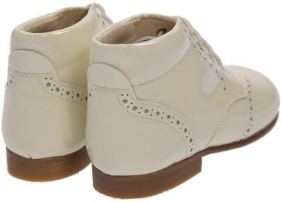 Picture of Panache Traditional Lace Up Toddler Boot - Cream