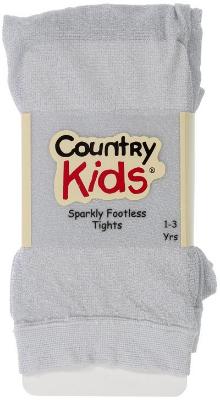 Picture of Country Kids Sparkly Footless Tights - Silver