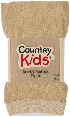 Picture of Country Kids Sparkly Footless Tights - Gold