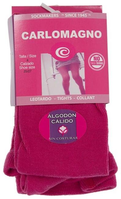Picture of Carlomagno Socks Cotton Tights - Fuchsia