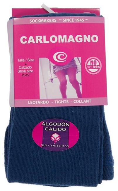 Picture of Carlomagno Socks Cotton Tights - Tinta Ink Blue