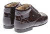 Picture of Panache Traditional Lace Up Toddler Boot - Brown Patent