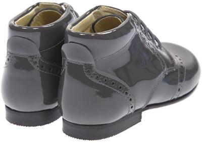 Picture of Panache Traditional Lace Up Toddler Boot - Dark Grey