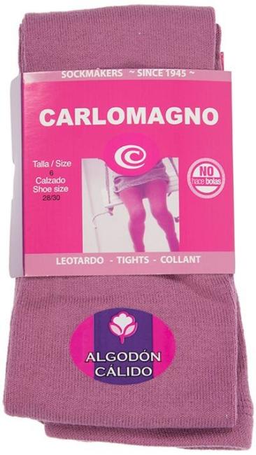 Picture of Carlomagno Socks Cotton Tights - Malva Pink