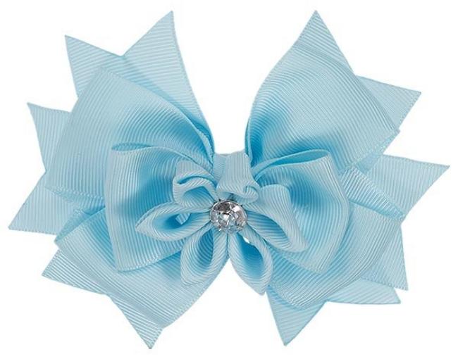 Picture of Bella's Bows 4.5" Ice Crystal Bow - Blue