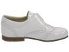 Picture of Panache Unisex Gull Wing Buckle Shoe - White Patent