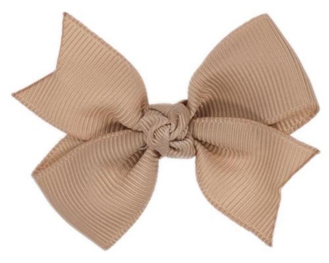 Picture of Bella's Bows 2.5" Baby Knot Bow - Biscuit
