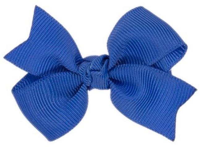 Picture of Bella's Bows 2.5" Baby Knot Bow - Bright Blue