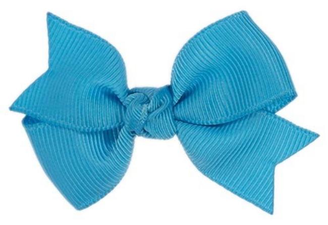 Picture of Bella's Bows 2.5" Baby Knot Bow - Turquoise