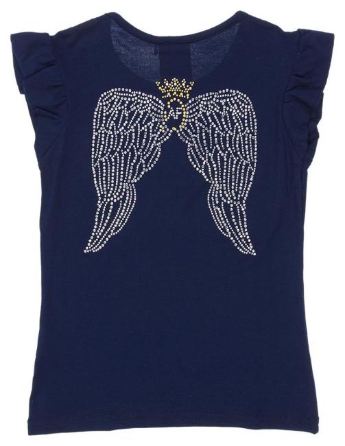 Picture of Angel's Face Royal Wings Top - Navy Blue