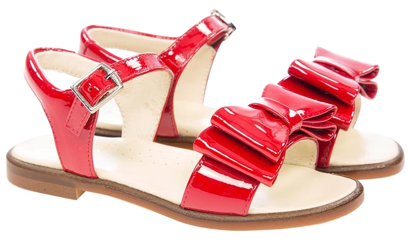 Sandals with bow and studs sales