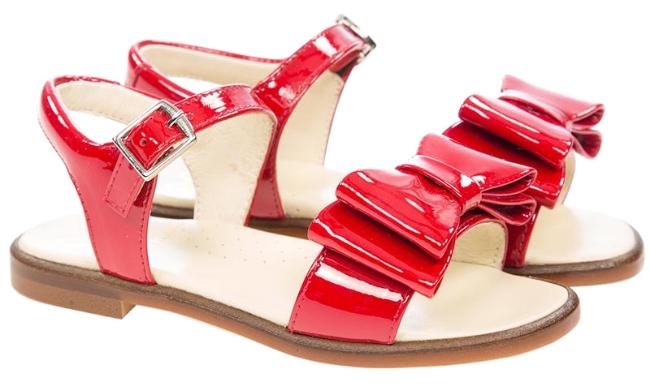 Picture of Panache Gia Double Bow Sandal - Red