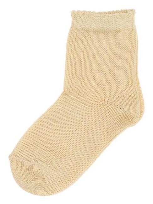 Picture of Carlomagno Socks Plain Ankle Silky Knit - Toast