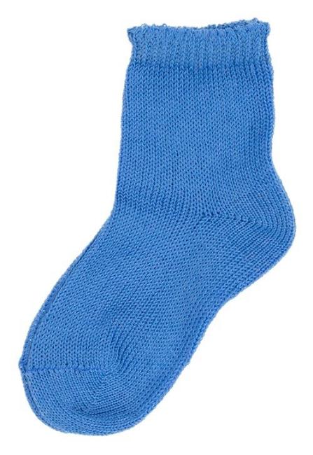 Picture of Carlomagno Socks Plain Ankle Silky Knit - Royal Blue