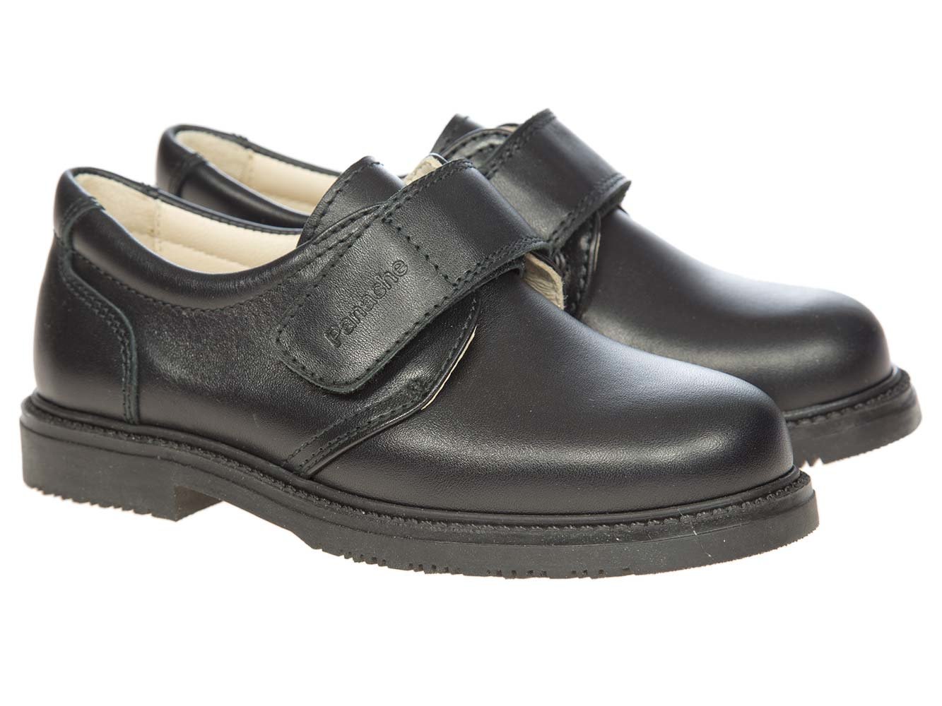 Panache William Shoe Black Leather