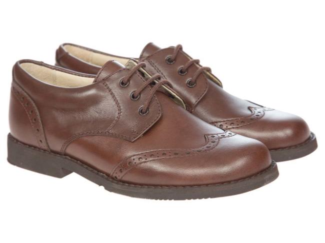 Picture of Panache Thomas Lace Up Shoe - Brown Leather