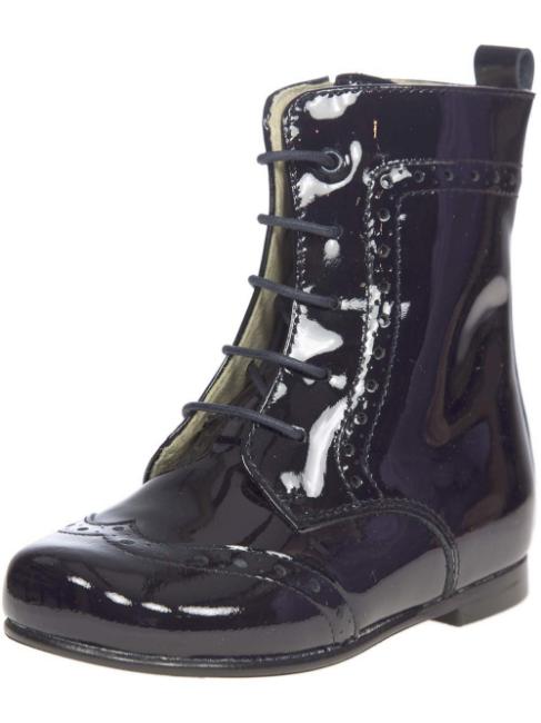Picture of  Panache Sophie Lace Up Toddler Boot With Zip - Navy