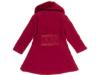 Picture of Piccola Speranza Ruffle Coat Faux Fur Collar -Red