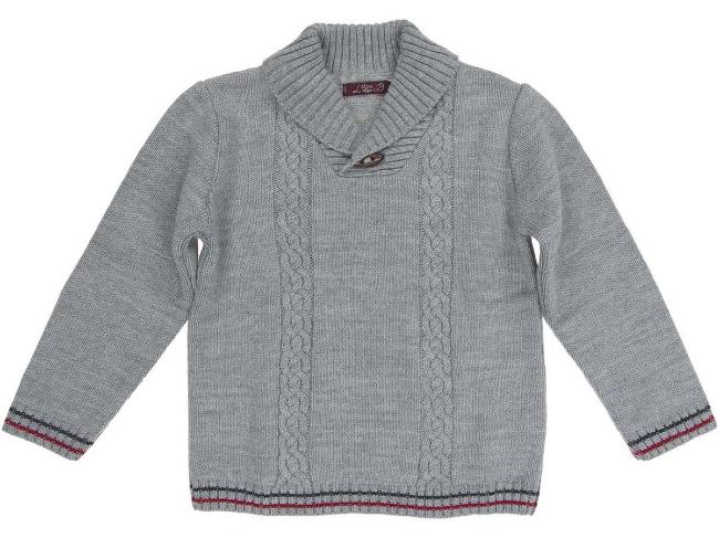 Picture of Loan Bor Boys Knitted Sweater - Grey