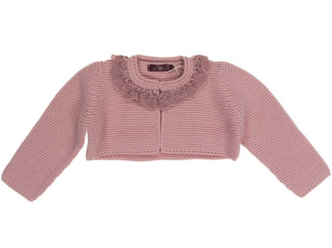 Picture of Loan Bor Girls Knitted Bolero - Pink