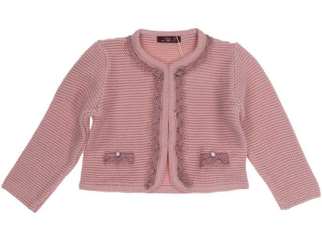 Picture of Loan Bor Knitted Jacket/Cardigan - Pink