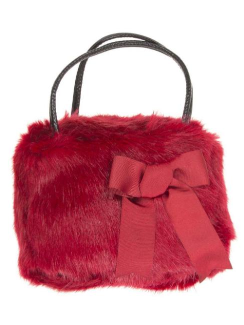 Picture of Piccola Speranza Faux Fur Bag - Red