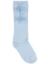 Picture of Carlomagno Socks Big Pom Pom Plain Knee Sock -  Blue