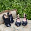 Picture of Panache Kids Toddler Lace Up - Navy Blue Patent