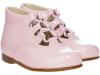 Picture of Panache High Back Open Front Lace Boot - Strawberry Pink