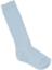 Picture of Carlomagno Socks Cable Knee High Sock - Celeste Blue