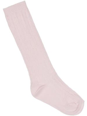 Picture of Carlomagno Socks Cable Knee High Sock Rosa Pink
