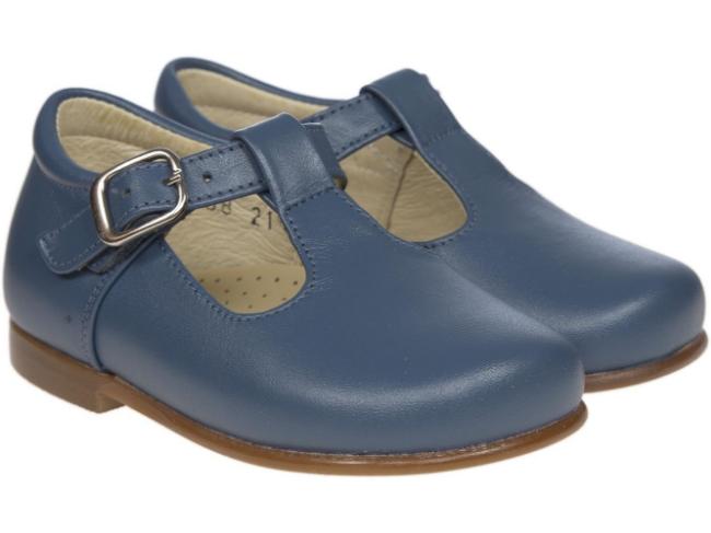 Picture of Panache Toddler T Bar Shoe - Azafata Blue
